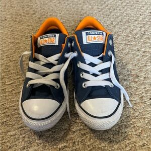 Converse CTAS Street Slip Navy Orange Rind White